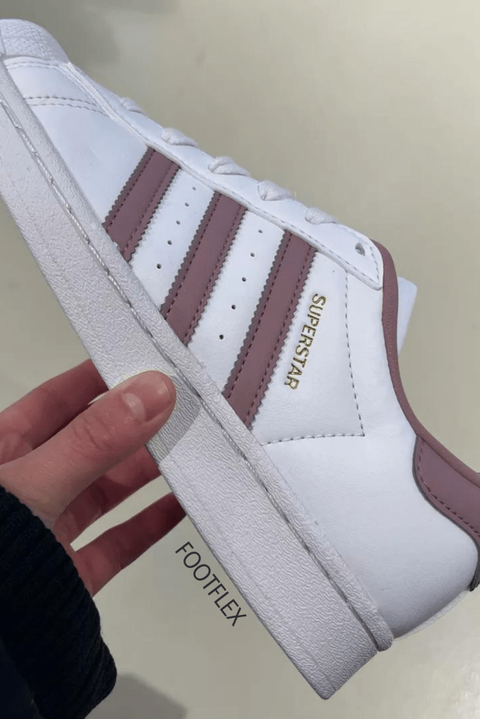 Adidas Superstar, white ,magic mauve, sneakers, Adidas, womens, magma