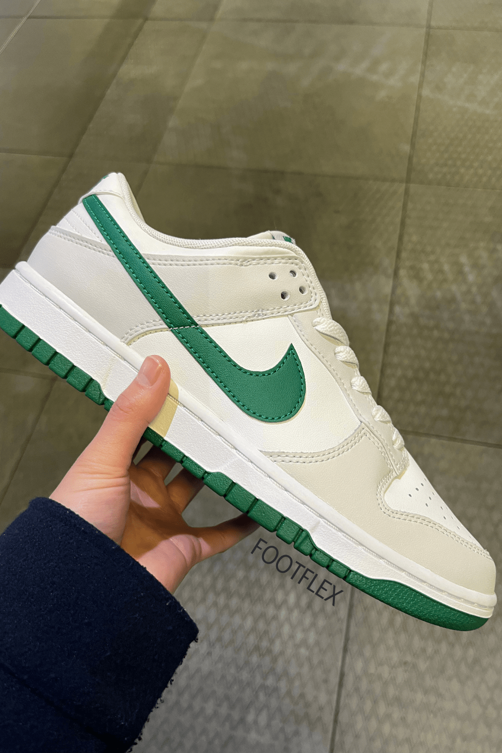 Nike Dunk Low in White, Green and&nbsp;Grey