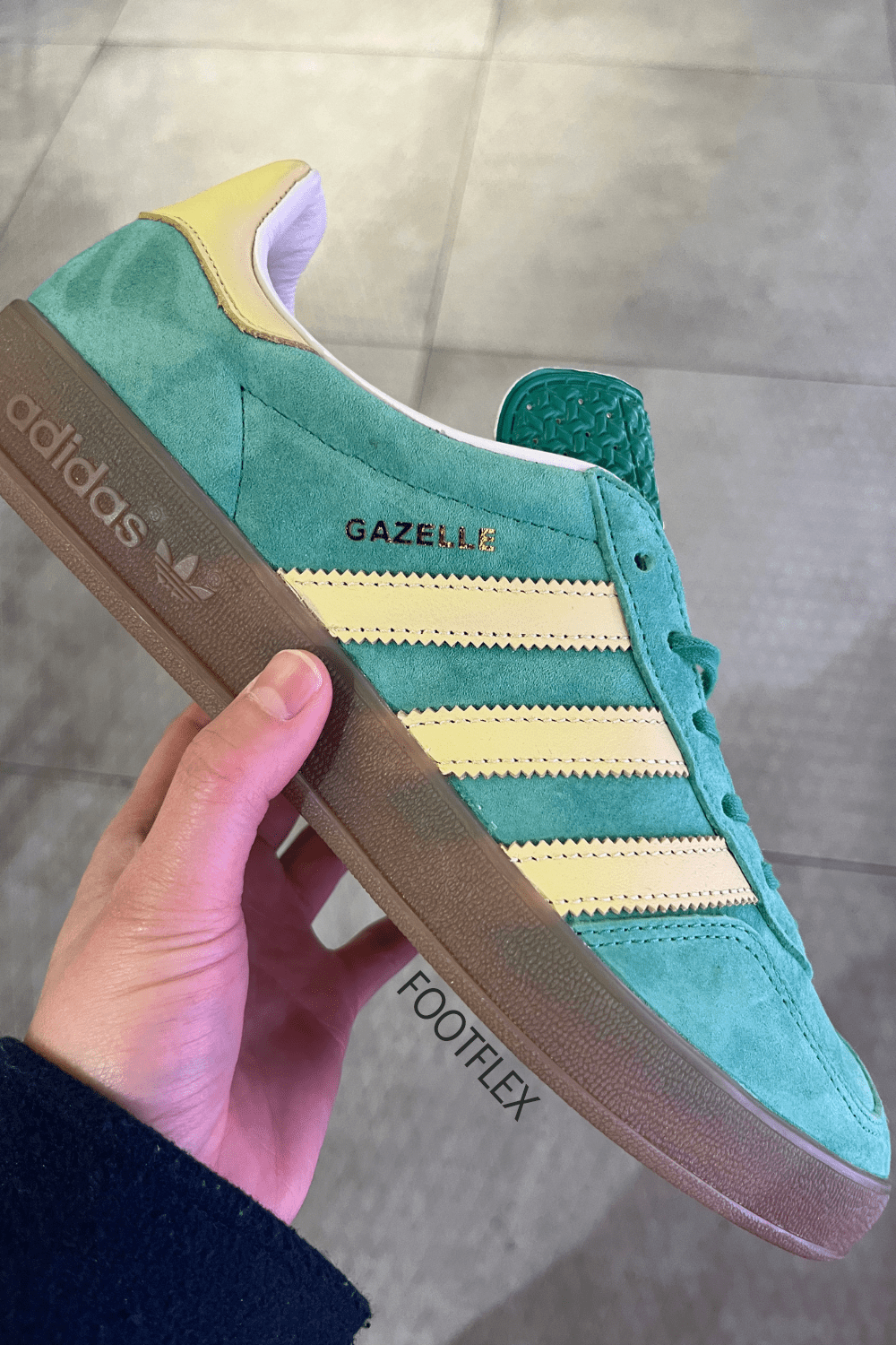 Adidas Gazelle in Green &&nbsp;Yellow