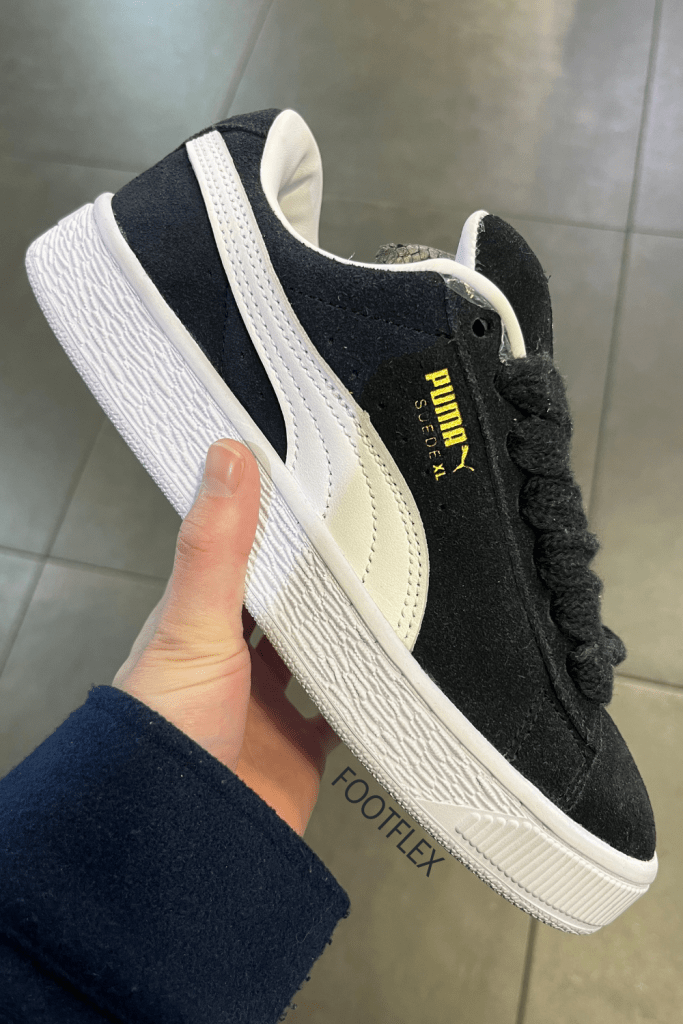 Puma Suede XL in Black, suede trainers, platform, chunky trainers,women's sneakers, lace up