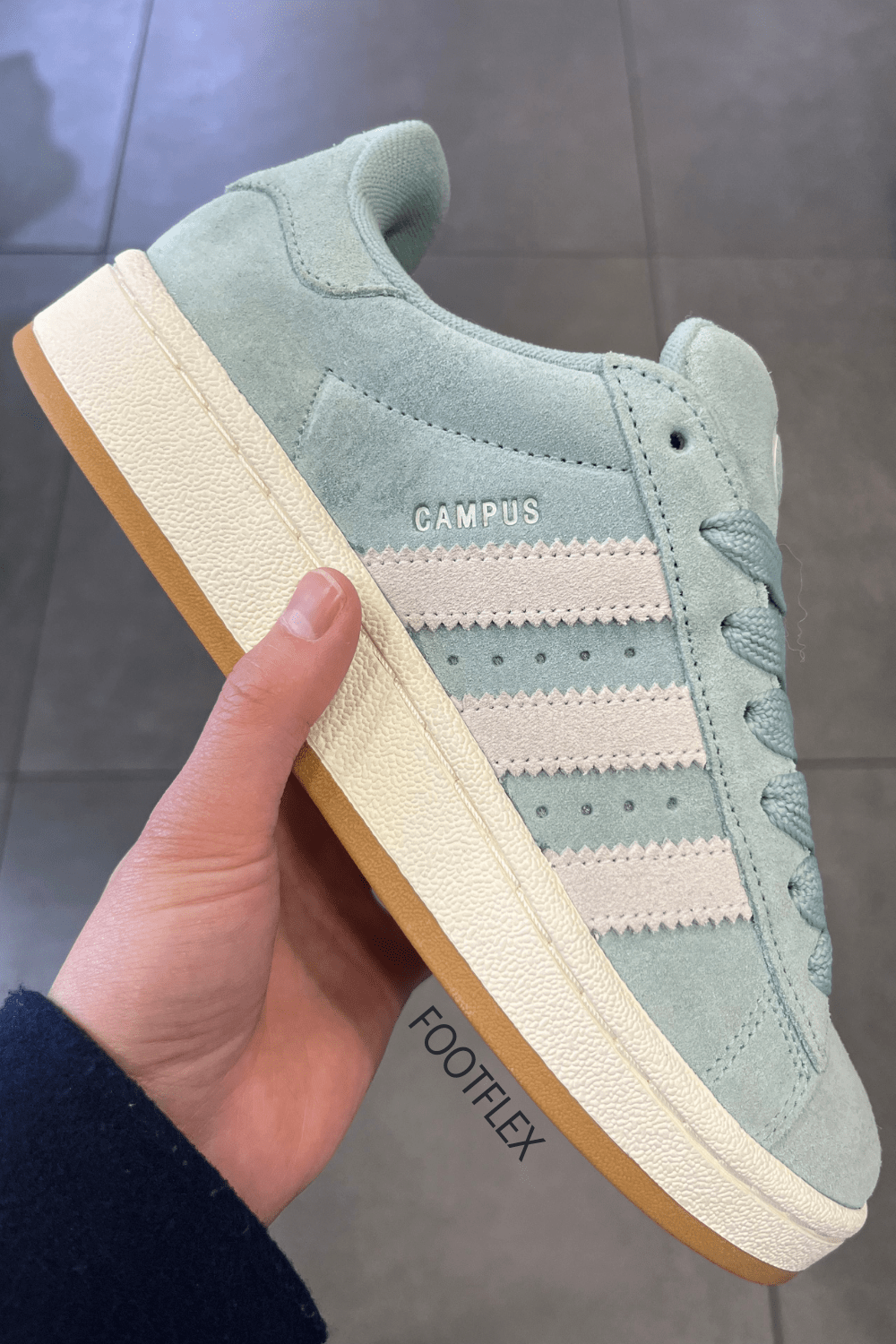 Adidas Campus in Blue Suede and&nbsp;White