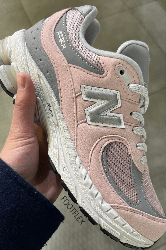 New Balance, 2002R, Pink. Grey, White, Sneakers, Trainers, Lace Up, Running Shoes, Cute, Outfit of the day 