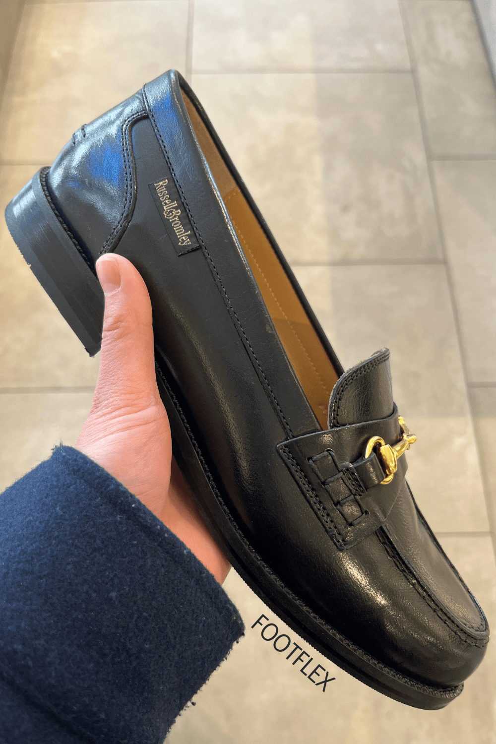 Russell & Bromley Snaffle Loafers in&nbsp;Black