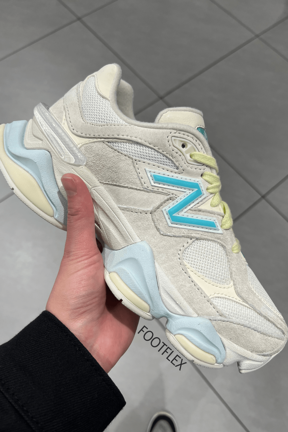 New Balance 9060 in Grey, White &&nbsp;Blue