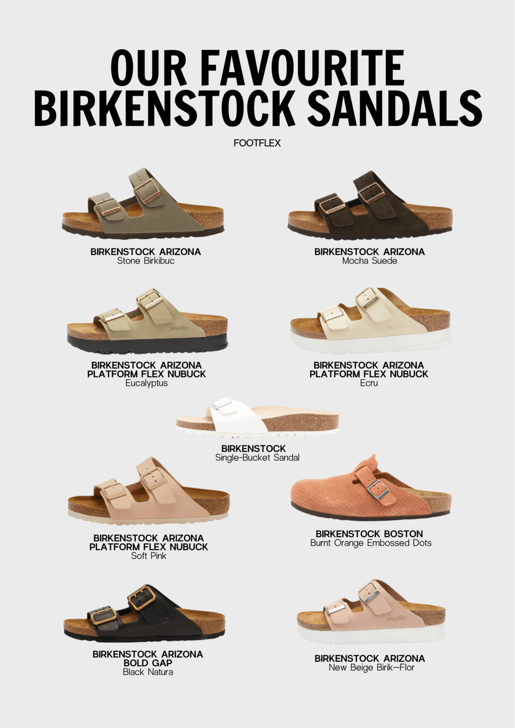 Our Favourite Birkenstock&nbsp;Sandals