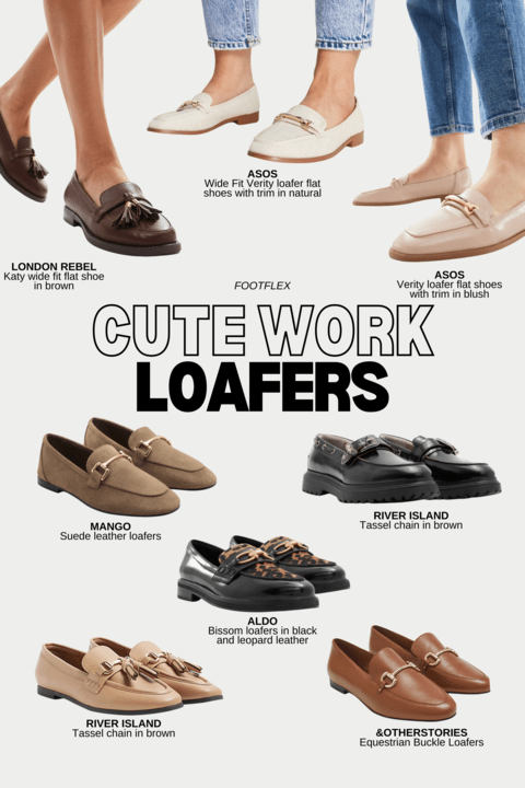 Cute Work Loafers, Loafer Love,  Chic At Work, Office Style, Work wear Fashion, Comfort Meets Style, Loafer Look, Professional And Cute, Stylish  In The Office, Everyday Elegance
