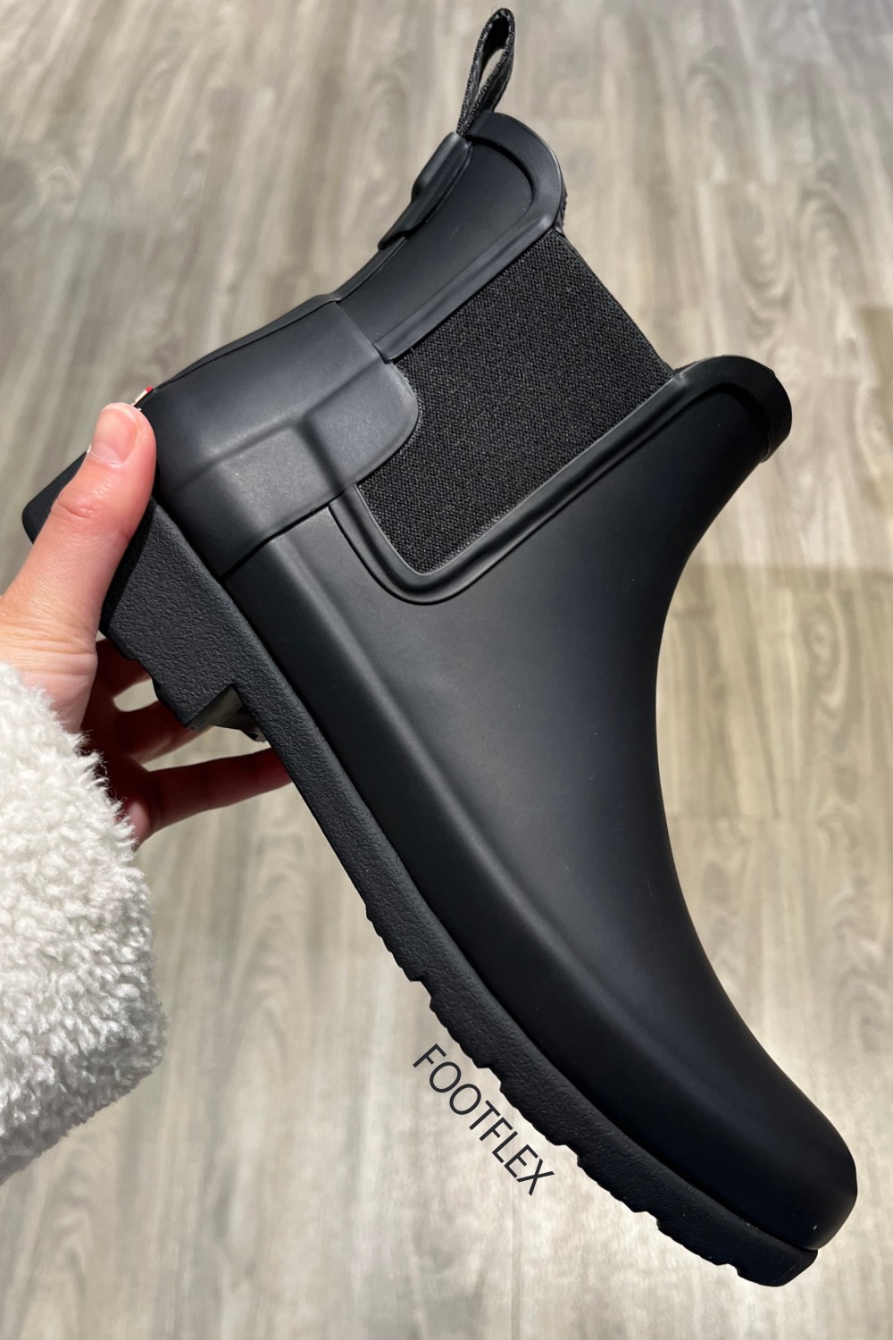 Hunter Women’s  Chelsea Rain Boot in&nbsp;Black