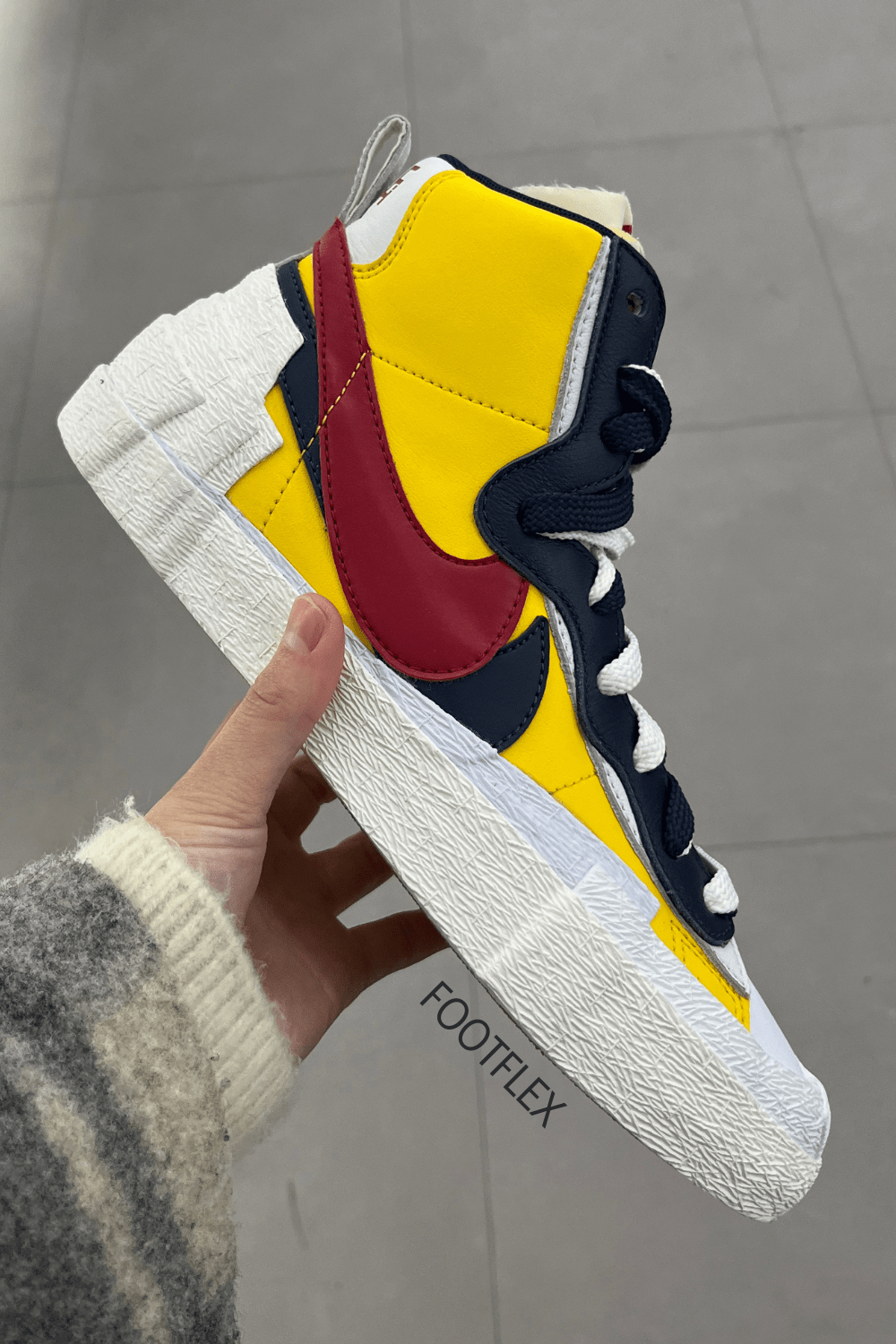 Nike x Sacai Blazer Mid Varsity In Maize & Red&nbsp;Sneakers