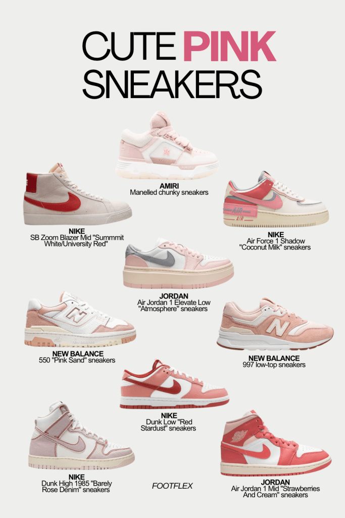 Pretty In Pink, Pink Kicks, Sneaker Style, Pink Vibes, Cute Sneaker Goals, Pastel Perfection, Pink Sneaker Love, Sneaker Chic, Think Pink, Kicks Of The Day