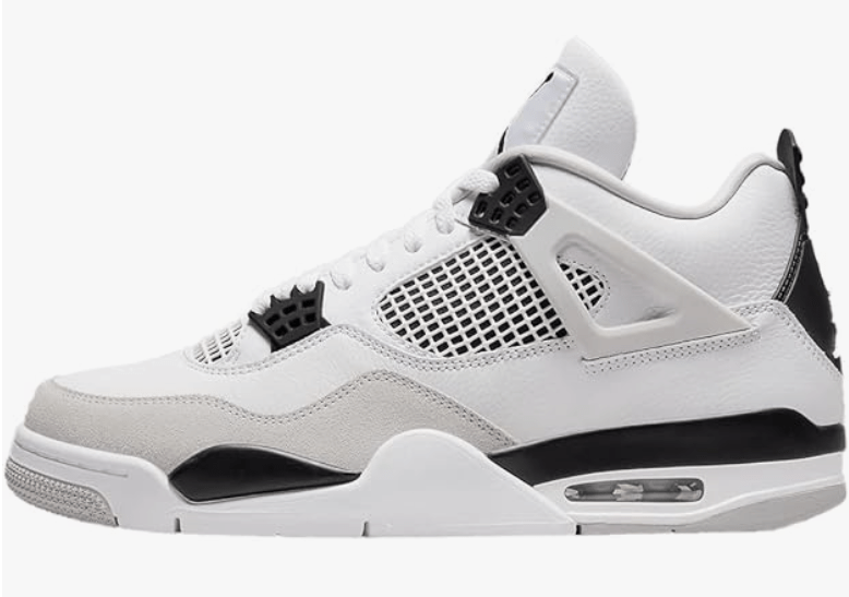 Air Jordan 4 Retro in Black &&nbsp;White