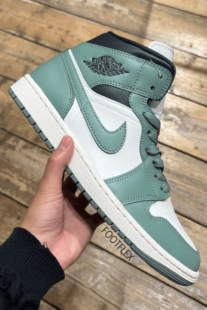 Air Jordan, Jordan 1 Mid, Jade Smoke, Jordan Retro, Sneaker head, Kickstagram, Hypebeast, Sneaker Addict, Streetwear, Sneaker Culture, Sole Collector, OOTD, Drip Check, Sneaker Game, Nike Sneakers, Jordan Heat, Womens Jordans