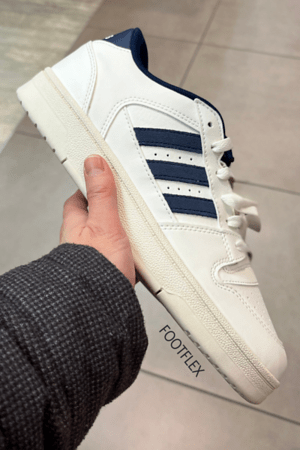Adidas Rivalry Low Shoes in White &&nbsp;Blue