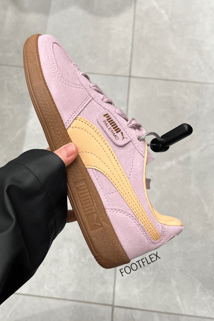 Puma Palermo, Puma Sneakers, Puma Style, Palermo Vibes, Retro Kicks, Sneaker Drop, Puma Life, Grape Mist, Peach Fizz, Color Pop Sneakers, Pastel Vibes, Bold In Color, Statement Sneakers, Fresh Colorway, Sneaker Style, Streetwear Vibes, Kicks Of The Day, Sneaker Look, Styled By Sneakers, Outfit Inspo
