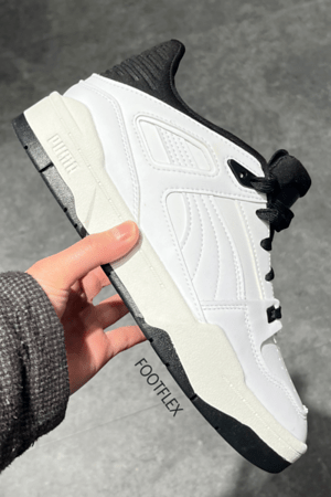 Puma Slipstream Trainers in White & Black&nbsp;Sneakers