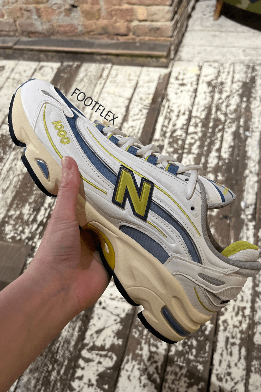 New Balance 1000 Shoes in Blue &&nbsp;Yellow