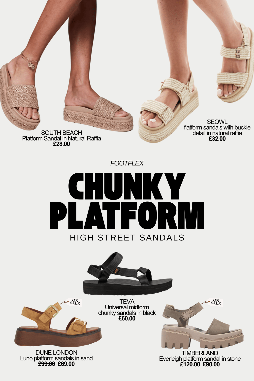Chunky Platform High Street&nbsp;Sandals