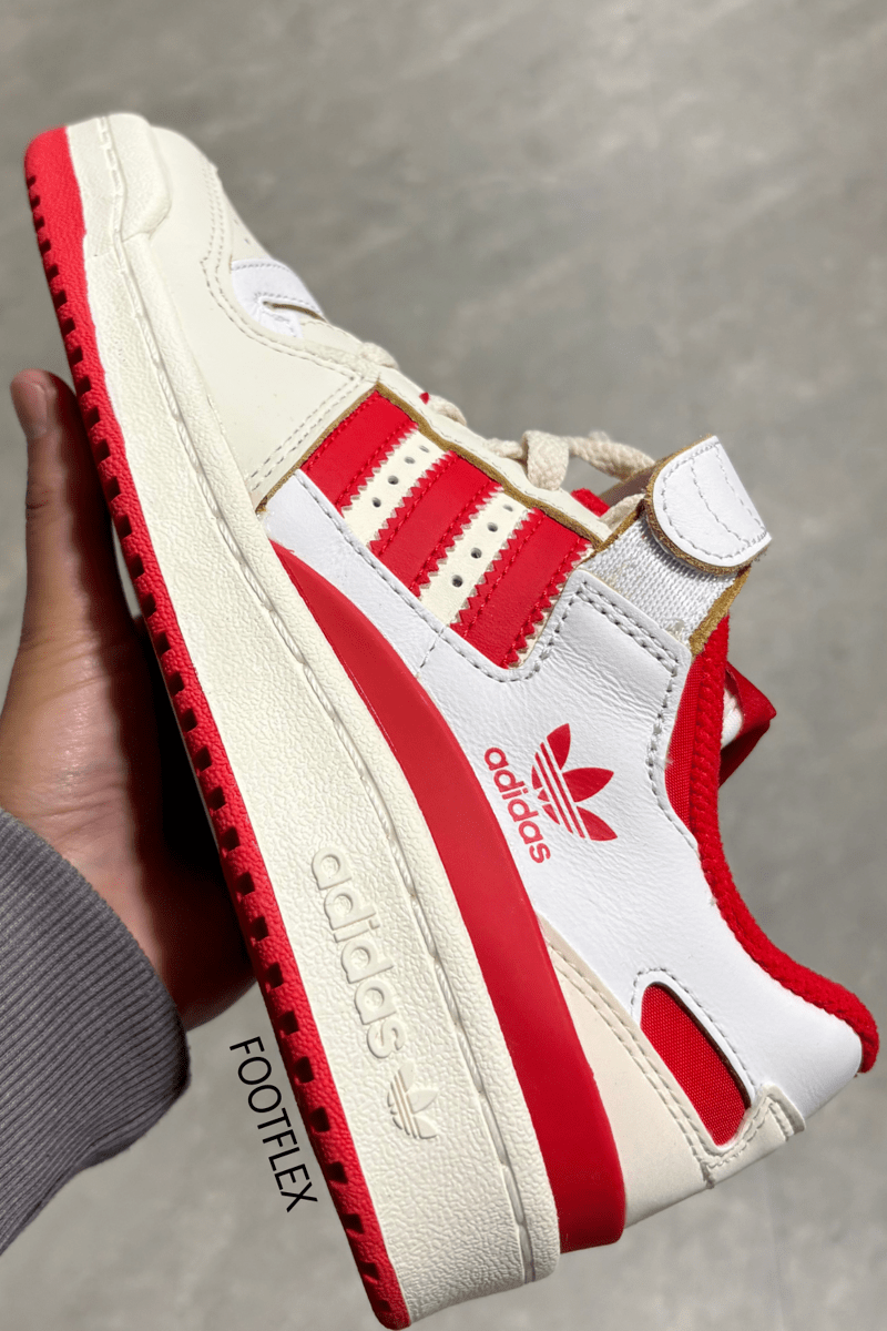 Adidas Forum 84 Low Shoes in White &&nbsp;Red