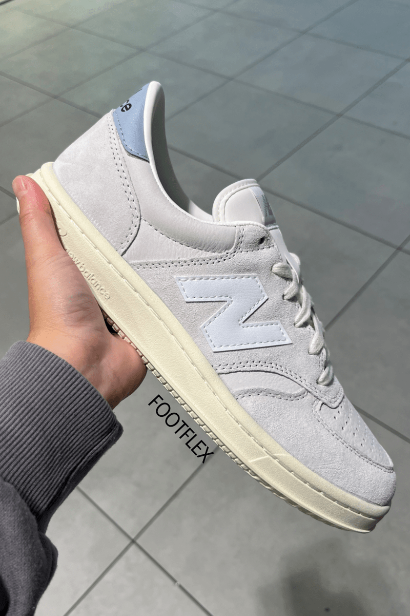 New Balance T500 Shoes in White &&nbsp;Grey