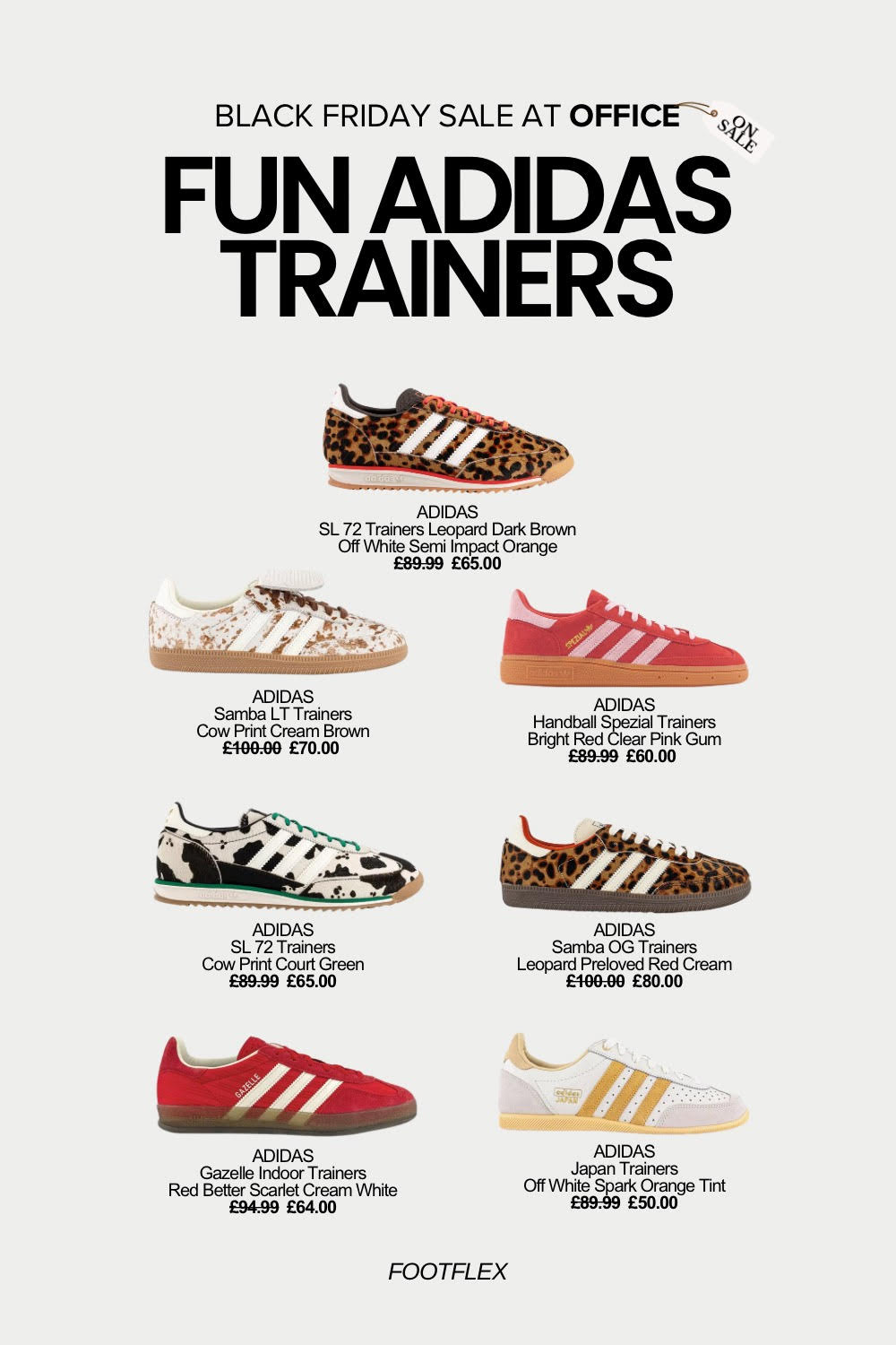 Black Friday Sale at Office (Fun Adidas&nbsp;Trainers)