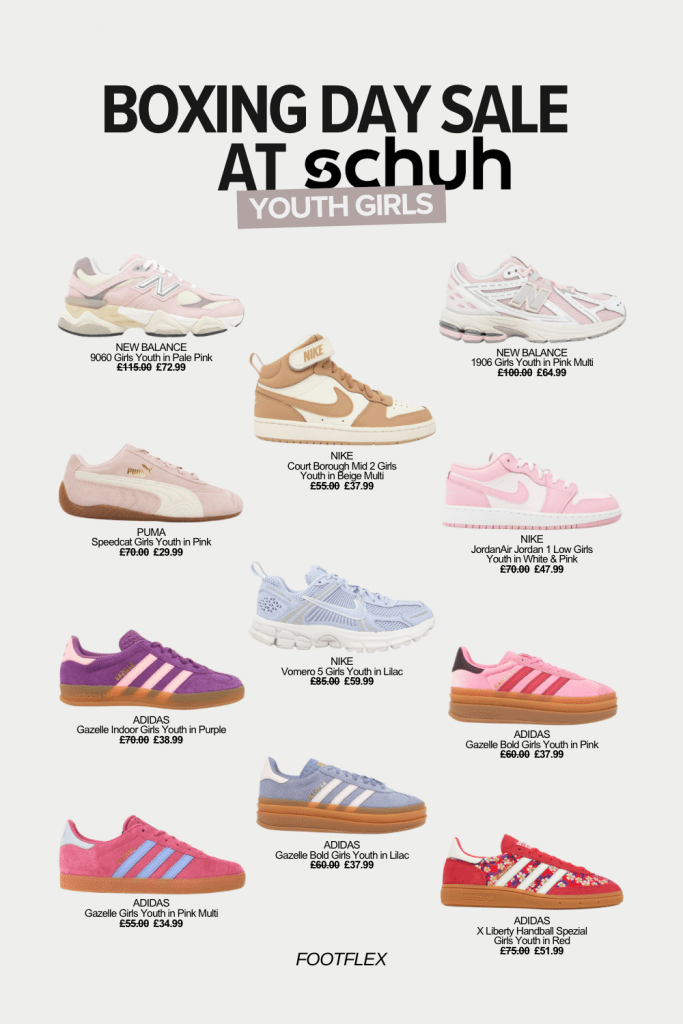 Boxing Day Sale, Youth Girls Footwear, Sneaker Sale, Footflex Deals, Shoe Shopping, Youth Sneakers, Shoe Lovers, Footwear Finds, Boxing Day Sneakers