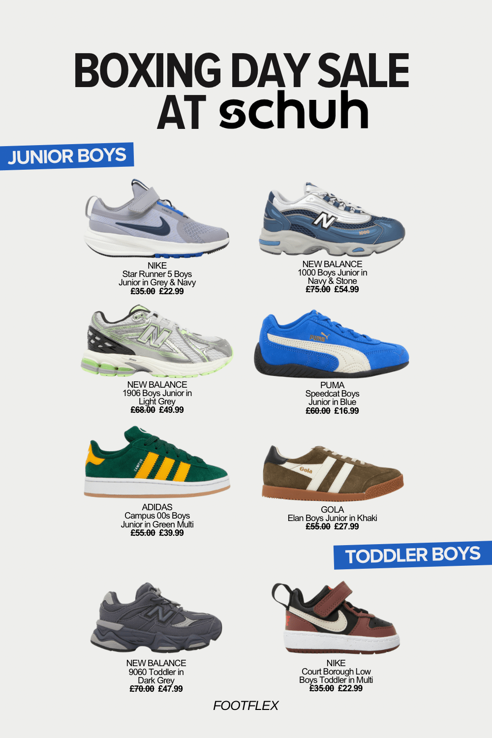 Boxing Day Sales at Schuh Junior&nbsp;Boys