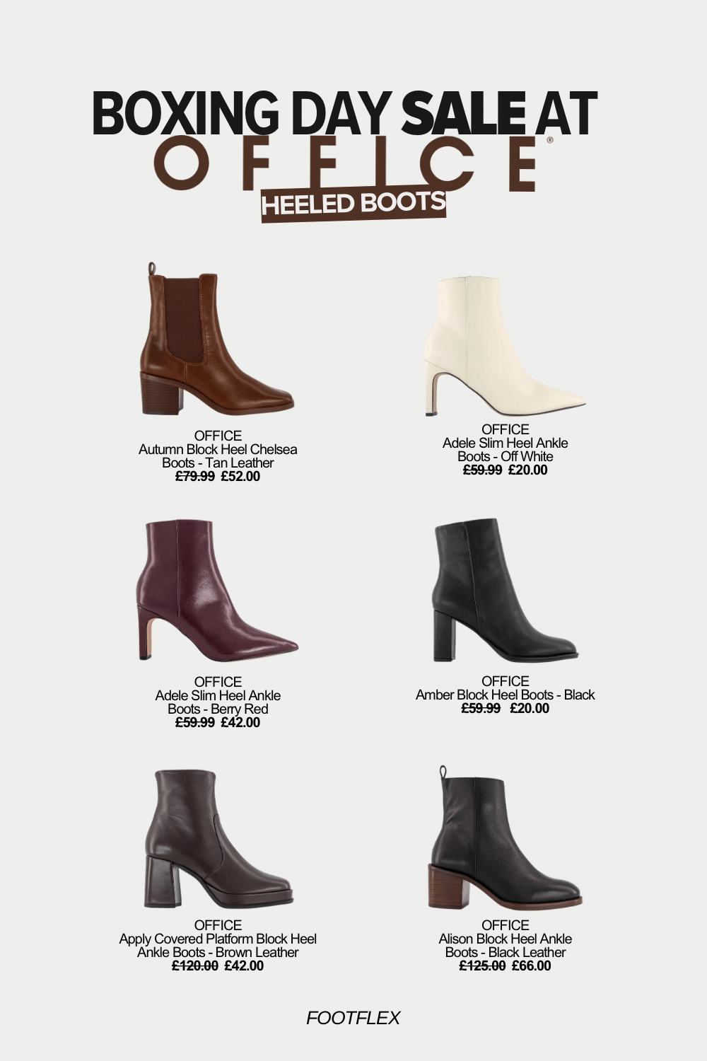 Boxing Day Sales at Office: Heeled&nbsp;Boots