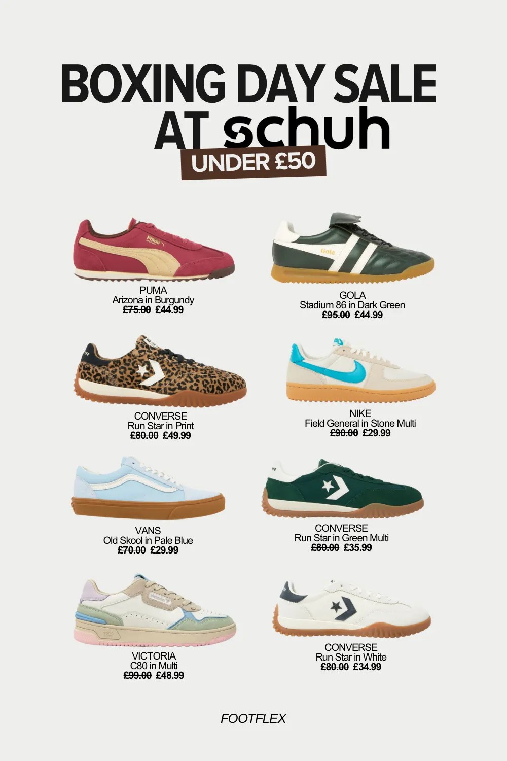 Boxing Day Sales at Schuh Under&nbsp;£50