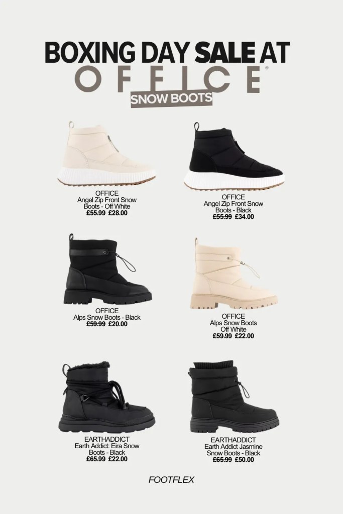 Boxing Day Sale, Snow Boots, Winter Fashion, Boots For Winter, Footwear Deals, Winter Sale, Snow Boots Style, Footwear Lovers, Sale Alert, Winter Essentials