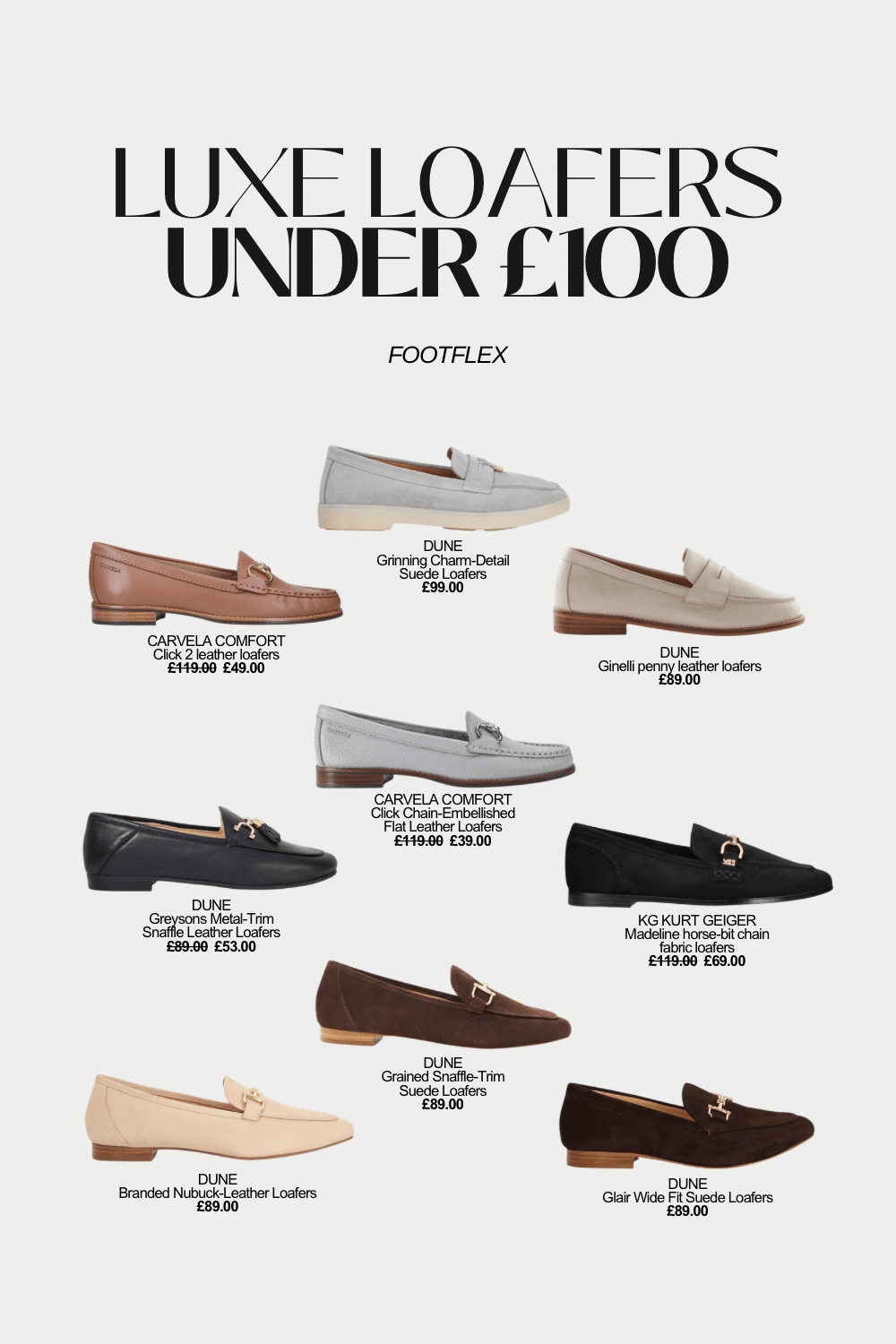Luxe Loafers under&nbsp;£100