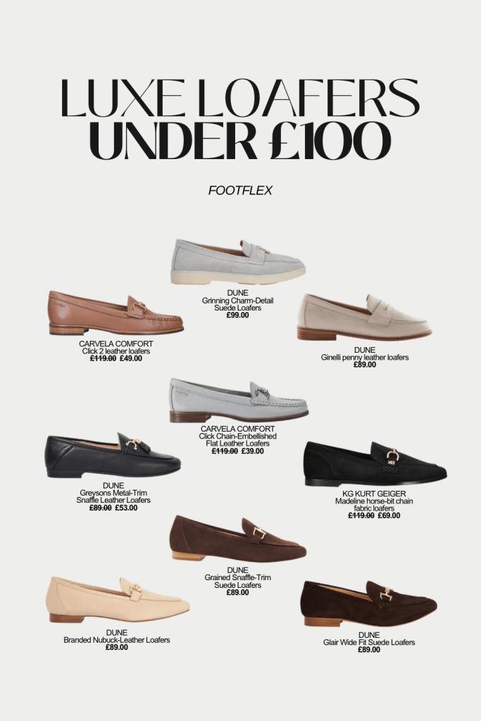 Luxe Loafers, Affordable Luxury, Loafer Style, Footwear Fashion, Shoes Under 100, Luxe For Less, Footflex Loafers, Stylish Loafers, Dune Loafers, Comfortable Style