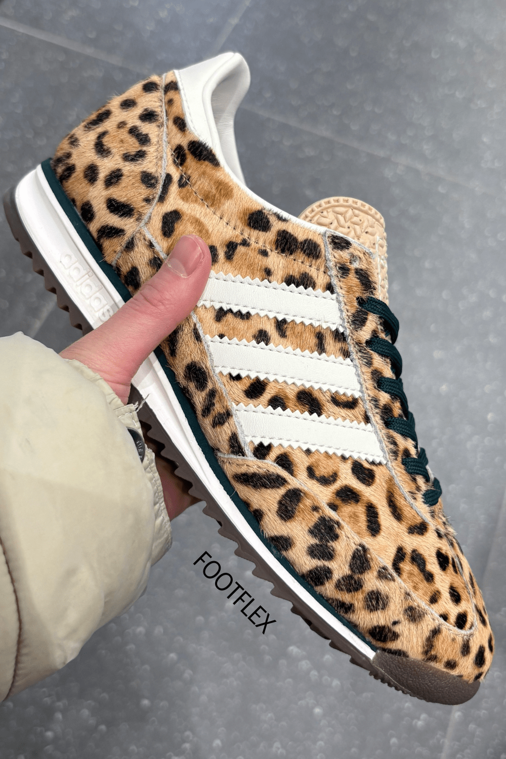 Adidas SL 72 Trainers in&nbsp;Leopard