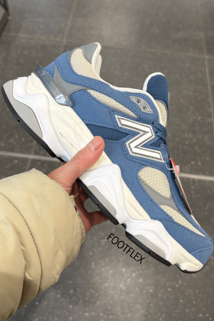 New Balance 9060, NB 9060, New Balance Trainers, Blue Sneakers, NB Style, Sneakerhead, Fresh Kicks, Blue Trainers, Sneaker Culture, New Balance Love