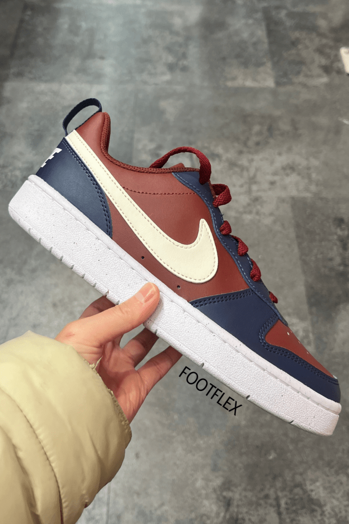 Nike, Court Borough Low Recraft, Nike Sneakers, Low Top Sneakers, Dark Red Shoes, Retro Sneakers, Basketball Style, Casual Footwear, Streetwear, Comfortable Shoes, Nike Originals