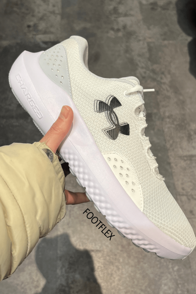 Under Armour, Charged Surge 4, Under Armour Running, Men's Running Shoes, Running Gear, White Sneakers, Performance Footwear, Sportswear, Athletic Shoes, Under Armour Style, Shoes for Runners