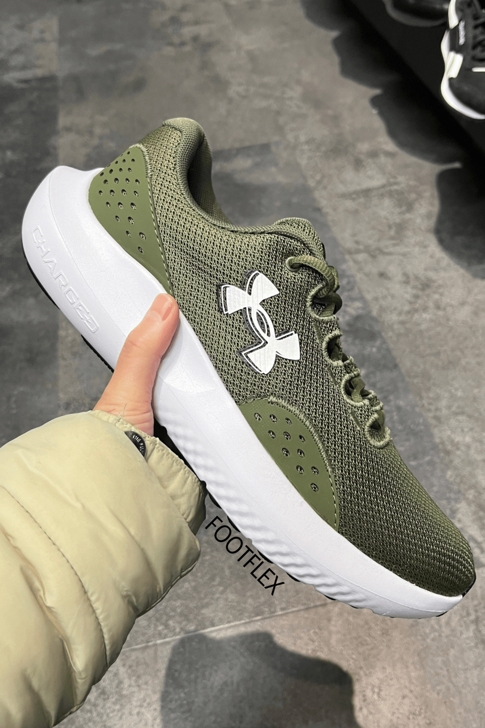 Under Armour Men’s Charged Surge 4 in&nbsp;Green